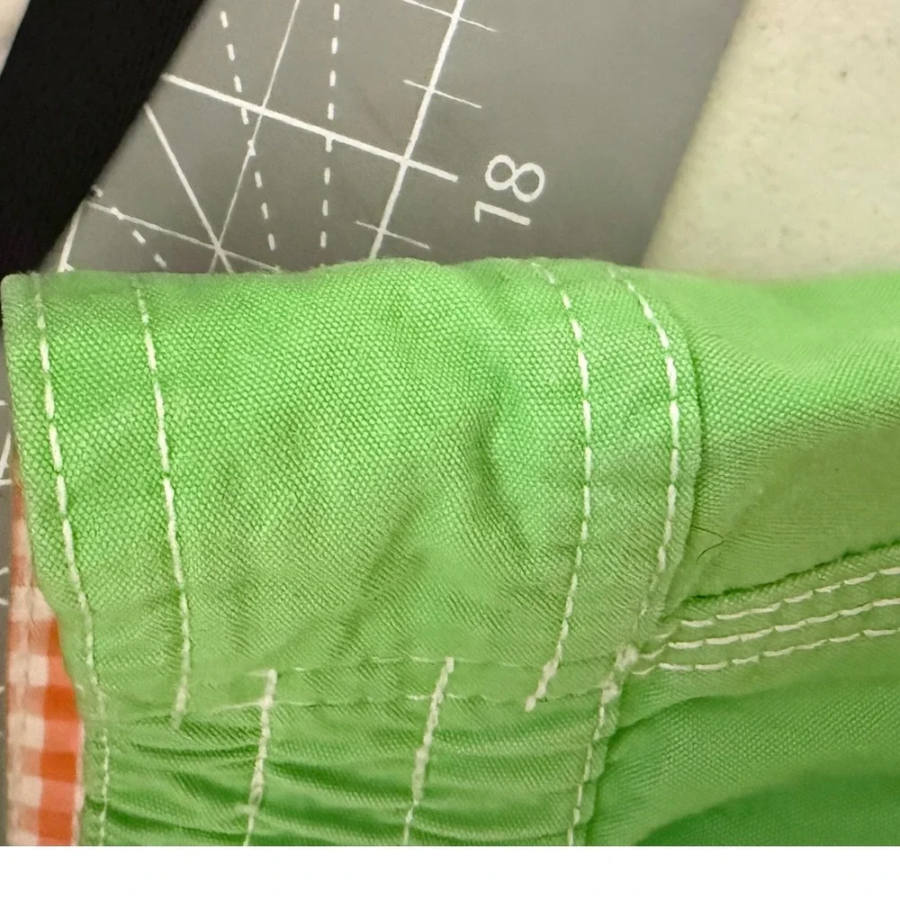 Polo Ralph Lauren Mens Lime‎ Green Swim Trunks Cargo Pocket Mesh Lined Large